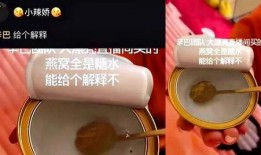 辛巴燕窝爆料视频,揭秘网红燕窝背后的真相